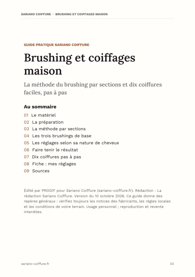 Aperçu de la page 2 de l'ebook Brushing et coiffages maison