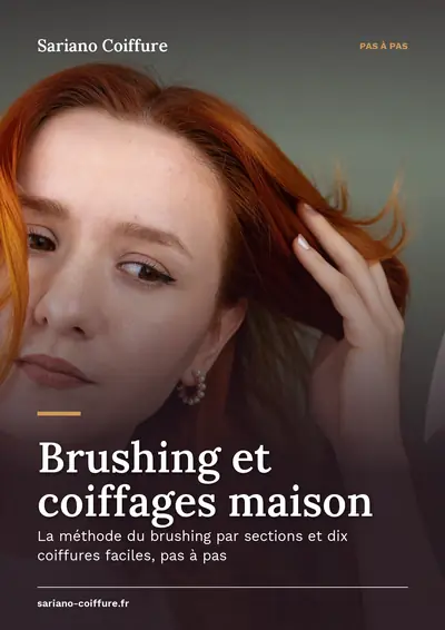 Couverture de l'ebook Brushing et coiffages maison
