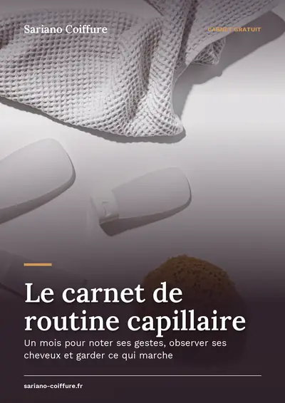 Couverture de l'ebook Le carnet de routine capillaire
