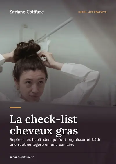 Couverture de l'ebook La check-list cheveux gras