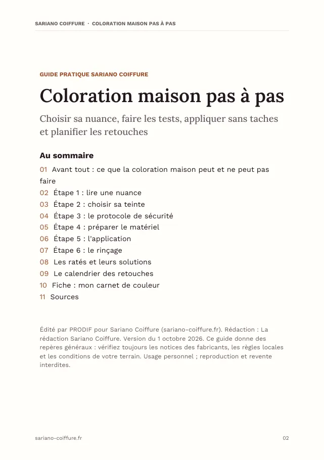 Aperçu de la page 2 de l'ebook Coloration maison pas à pas