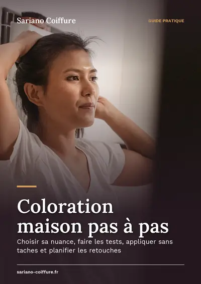 Couverture de l'ebook Coloration maison pas à pas