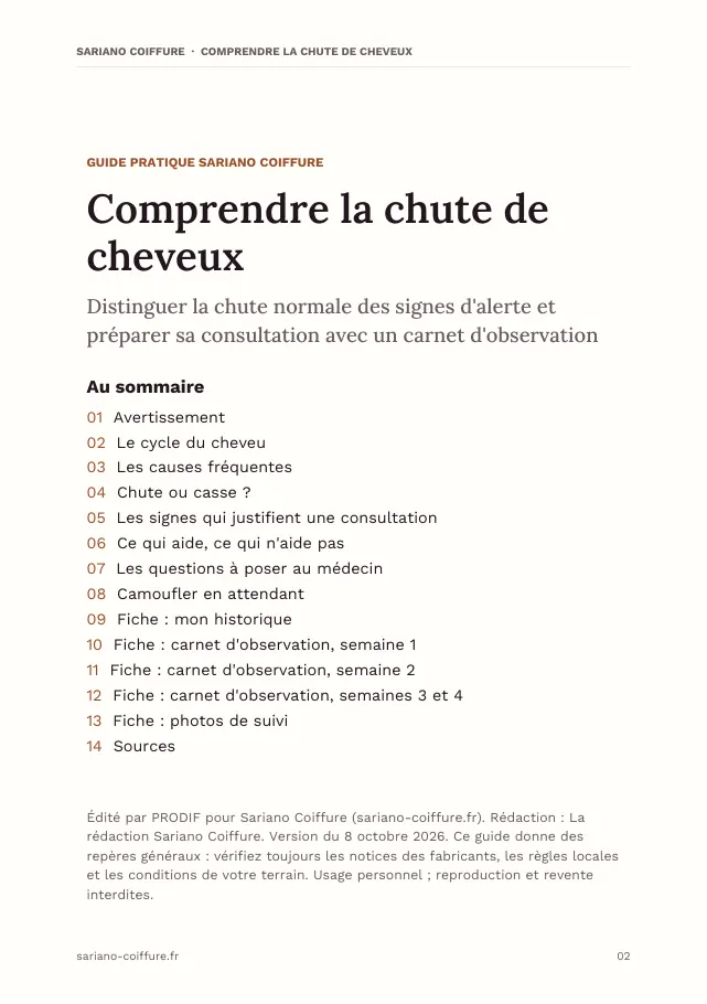 Aperçu de la page 2 de l'ebook Comprendre la chute de cheveux