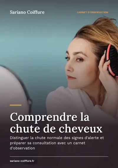 Couverture de l'ebook Comprendre la chute de cheveux