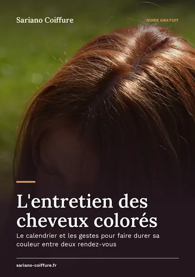 Couverture de l'ebook L'entretien des cheveux colorés