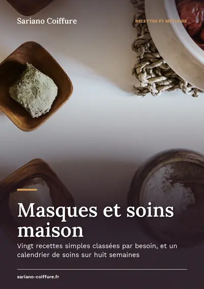 Couverture de l'ebook Masques et soins maison